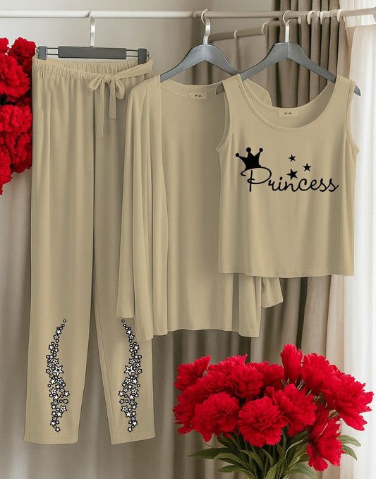 Royal Dreams 3-Piece Lounge Set – Princess Crown Edition