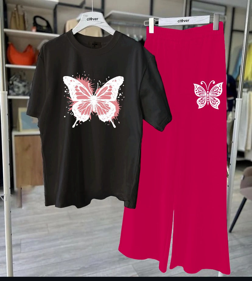 Pink Butterfly Bliss lounge Set