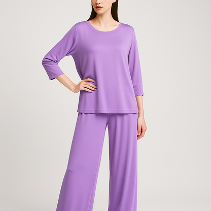 Plain Purple Loungewear Set